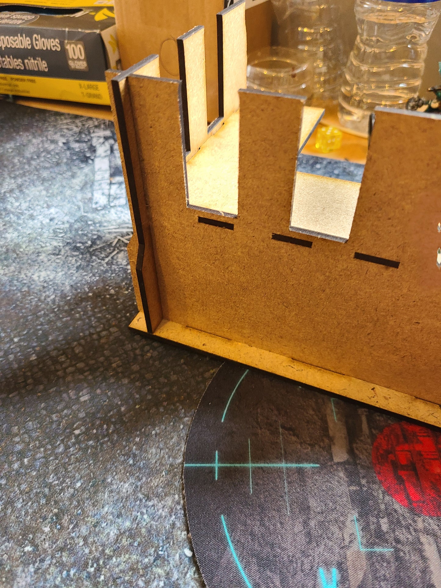 Wood Ruins Collapsible With Footprints Included Compatible With WTC (set3)