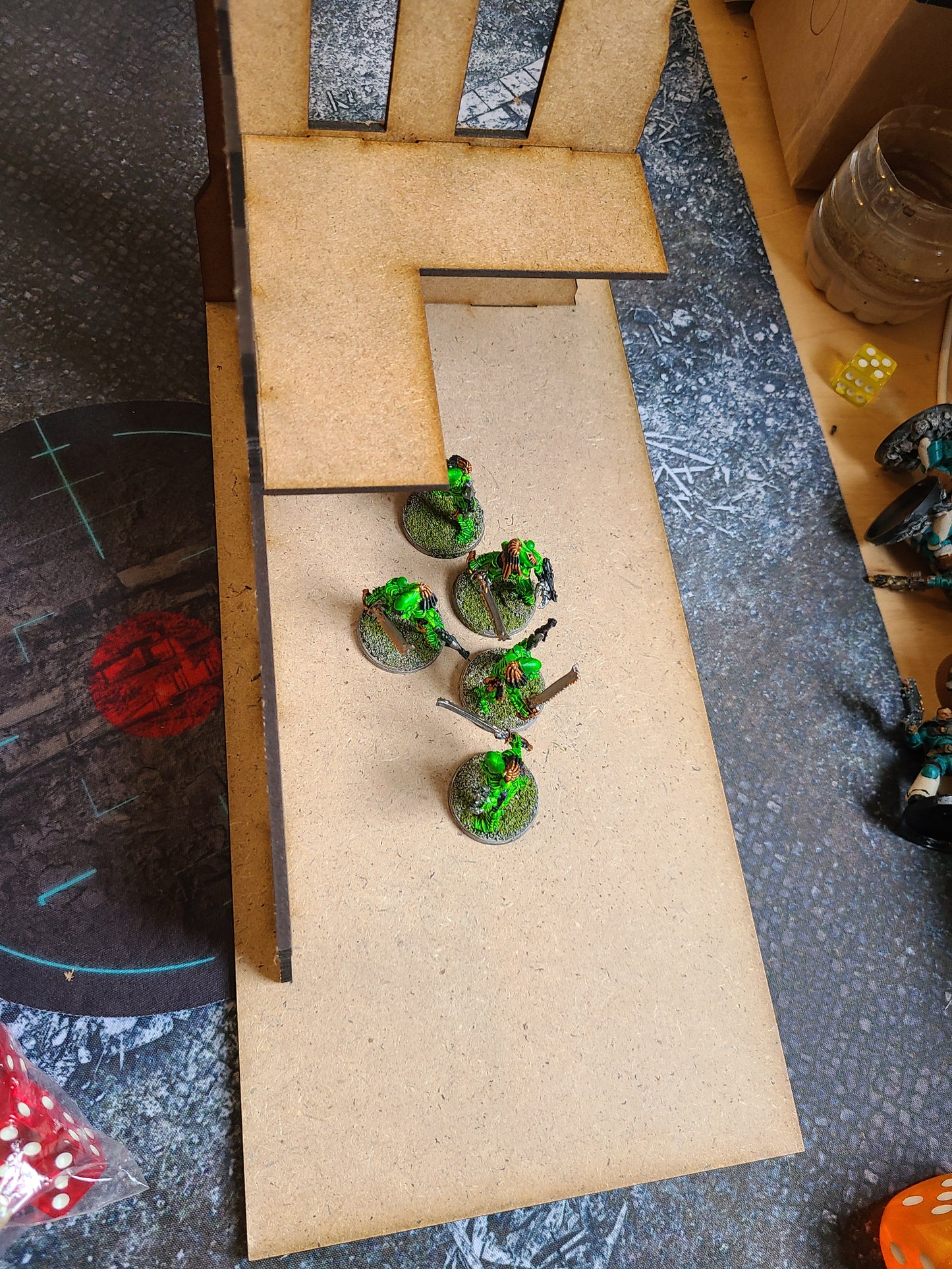 Wood Ruins Collapsible With Footprints Included Compatible With WTC (set3)