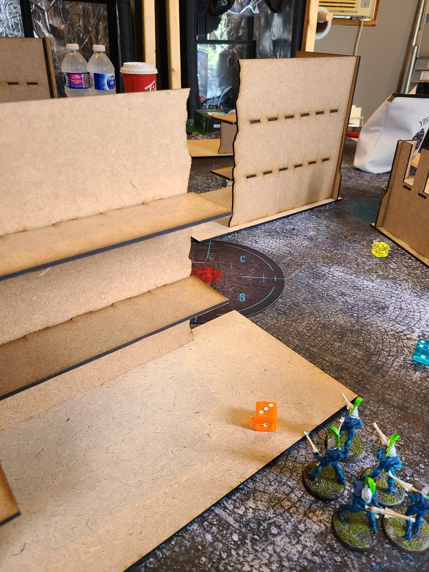 Wood Ruins Collapsible With Footprints Included Compatible With WTC (set3)