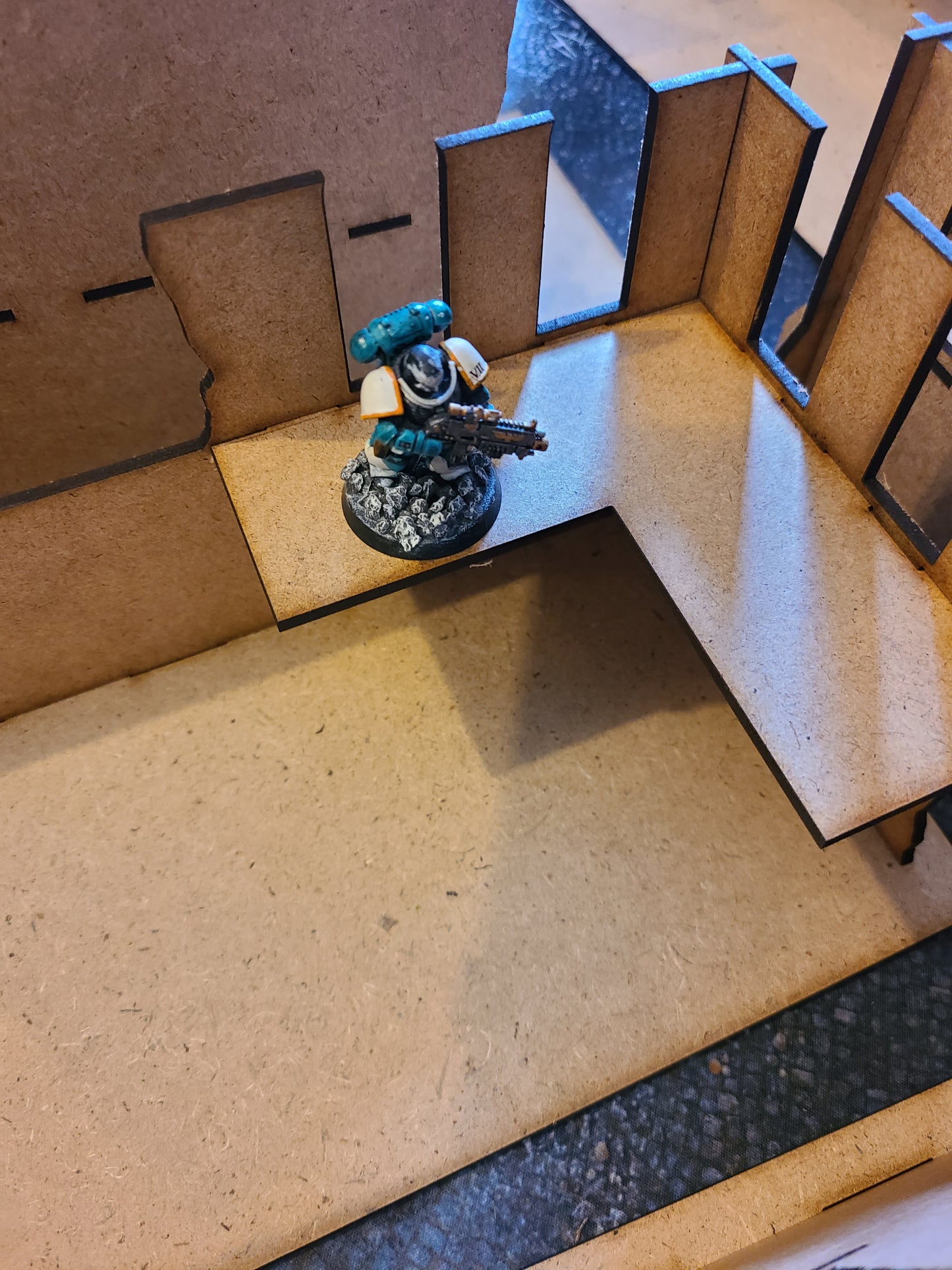 Wood Ruins Collapsible With Footprints Included Compatible With WTC (set3)