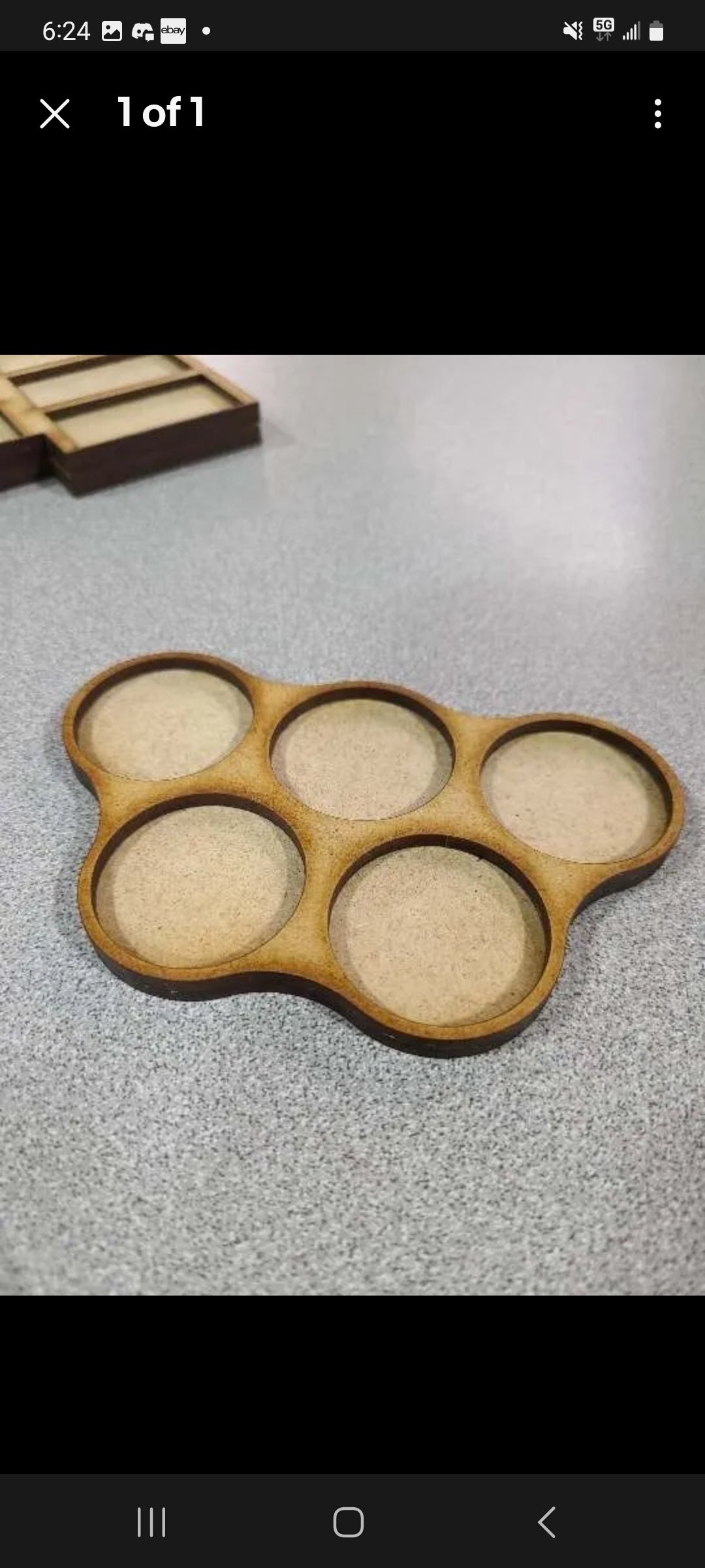 32mm Round wood Movement Tray's