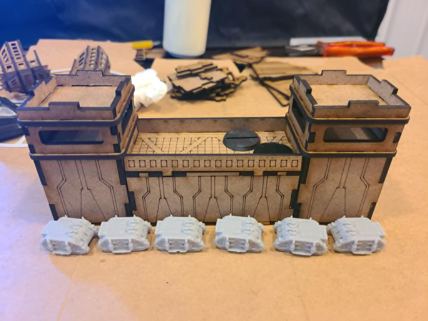 Epic City Defense Towers & Wall Compatible with 8mm Gaming