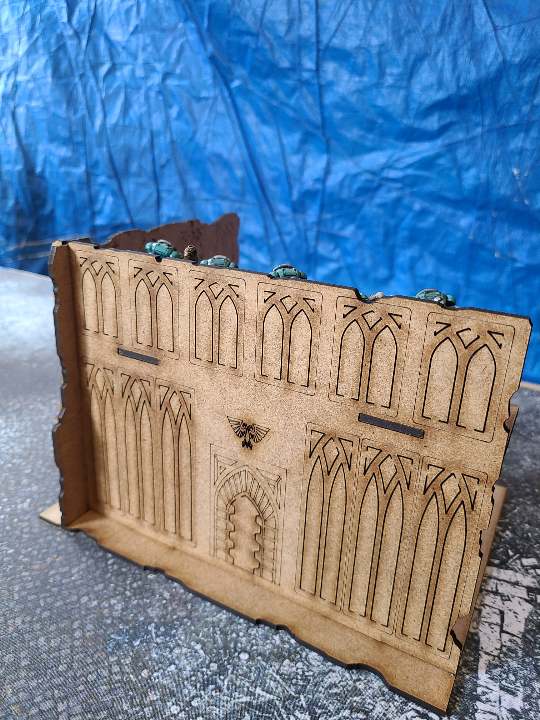 Wood Ruins Terrain Scenery Compatible With ITC (set 2)