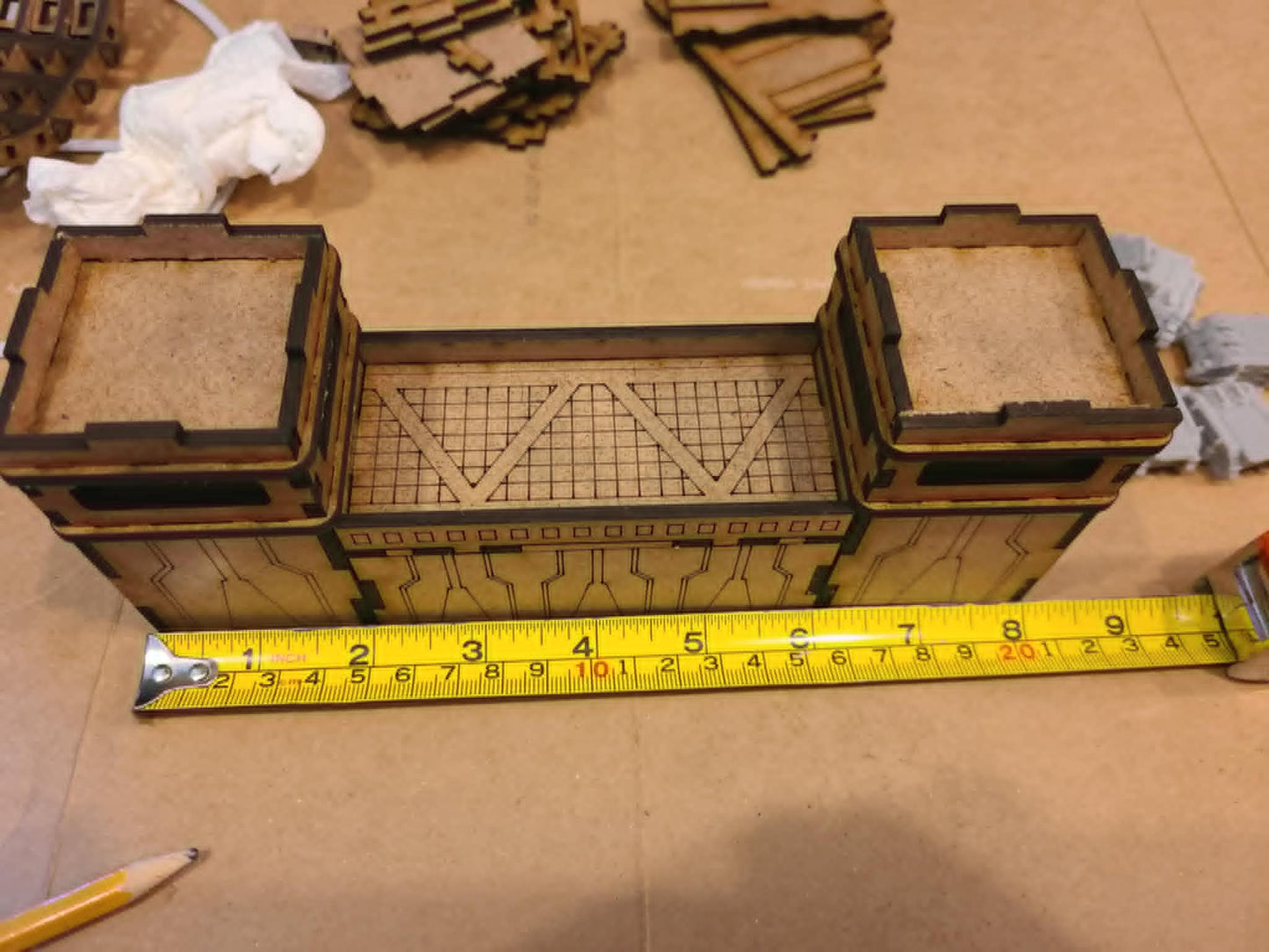 Epic City Defense Towers & Wall Compatible with 8mm Gaming