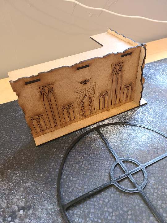 Wood Ruins Terrain Scenery Compatible With ITC (set 2)