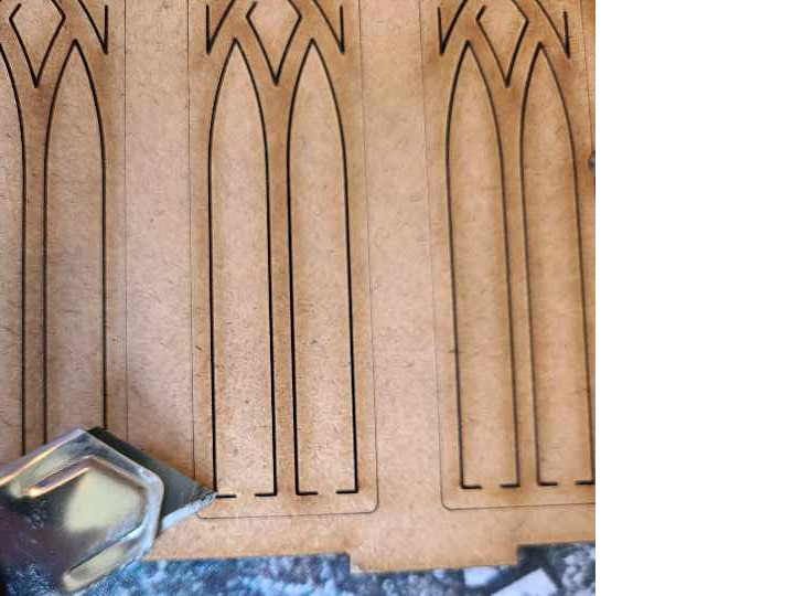 Wood Ruins Terrain Scenery Compatible With ITC (set 2)
