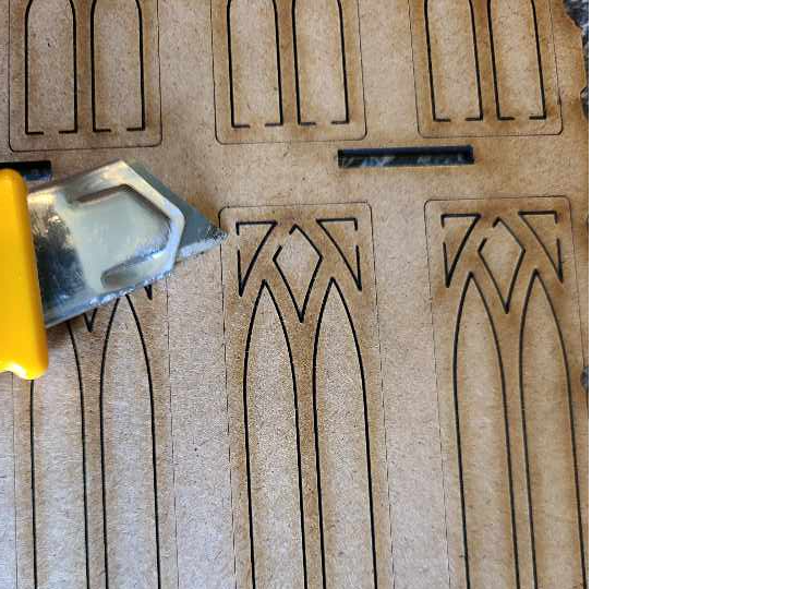 Wood Ruins Terrain Scenery Compatible With ITC (set 2)