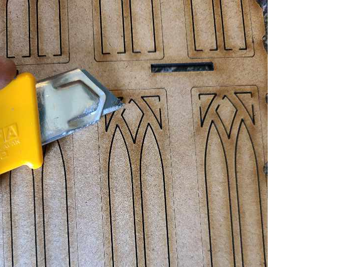 Wood Ruins Terrain Scenery Compatible With ITC (set 2)
