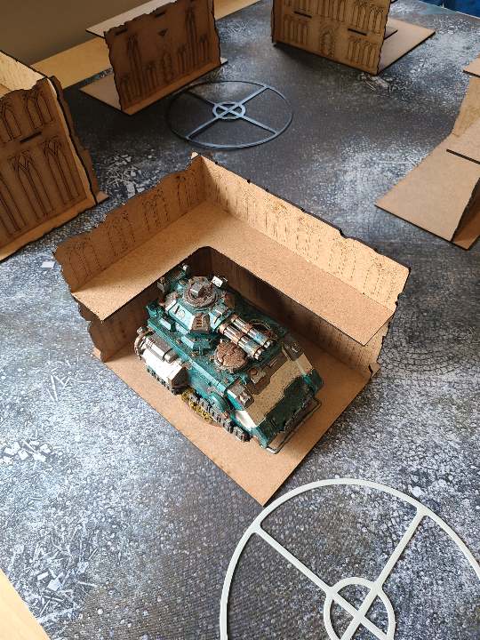 Wood Ruins Terrain Scenery Compatible With ITC (set 2)