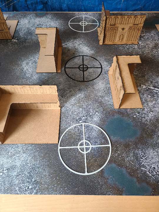 Wood Ruins Terrain Scenery Compatible With ITC (set 2)