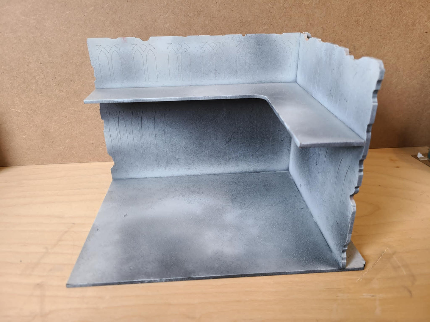 Wood Laser cut Medium Ruin only from set 2