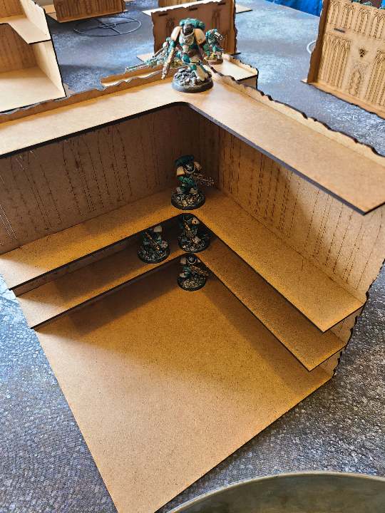 Wood Ruins Terrain Scenery Compatible With ITC (set 2)