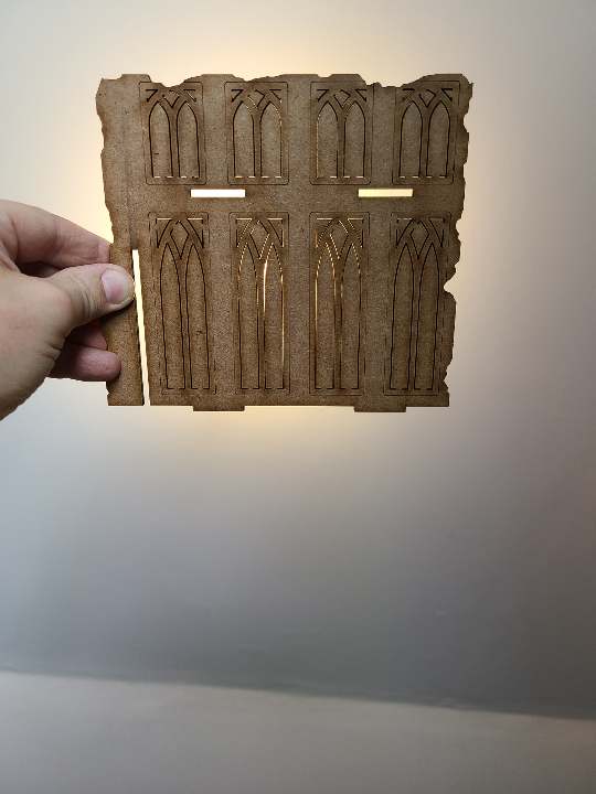 Wood Ruins Terrain Scenery Compatible With ITC (set 2)