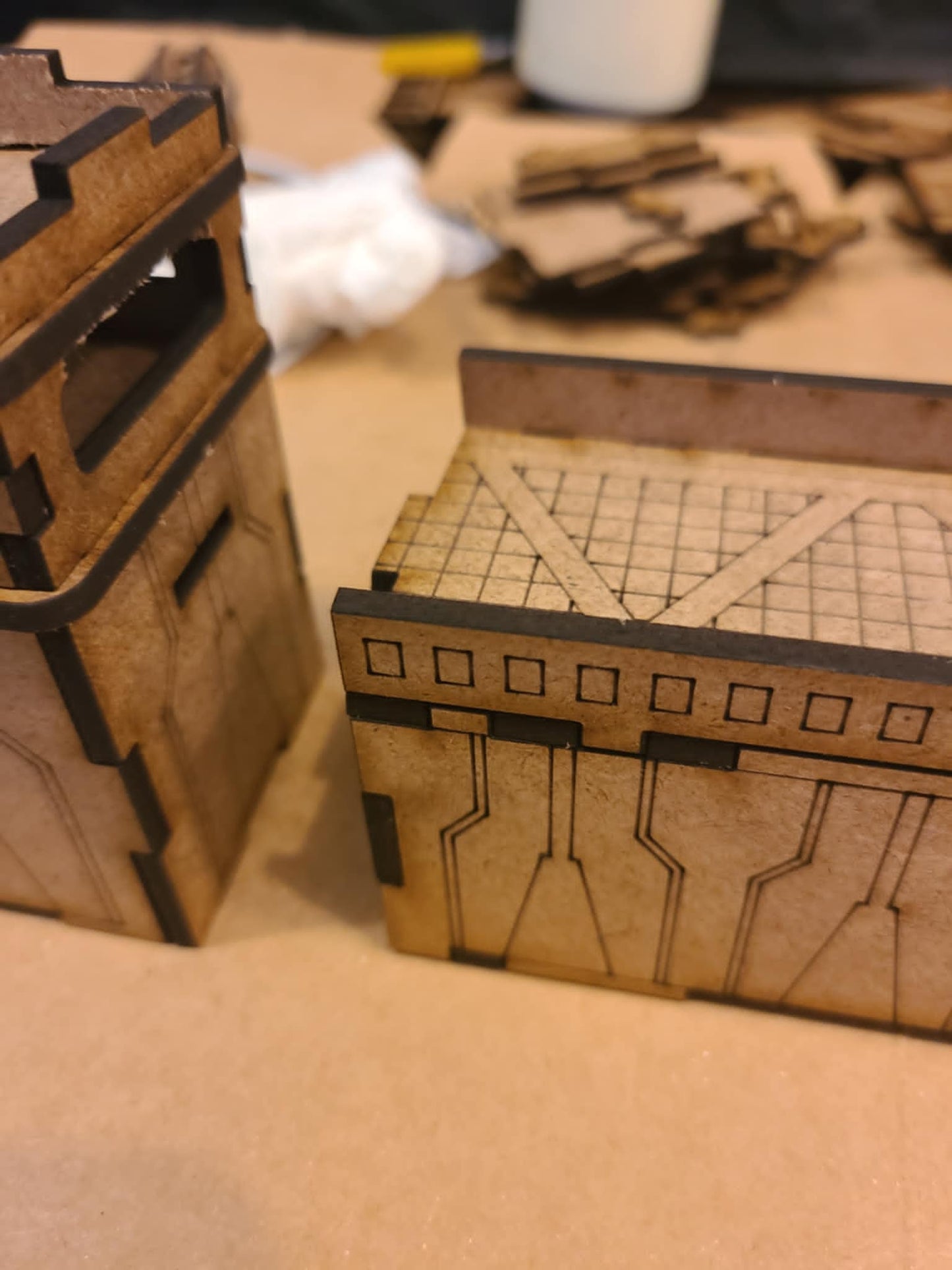 Epic City Defense Towers & Wall Compatible with 8mm Gaming