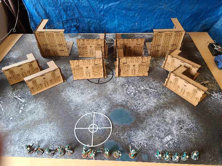 Wood Ruins Terrain Scenery Compatible With ITC (set 2)