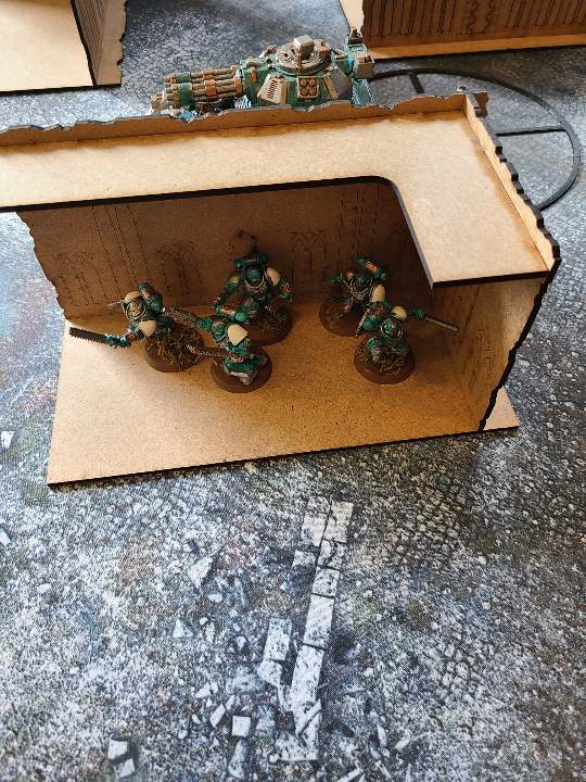 Wood Ruins Terrain Scenery Compatible With ITC (set 2)