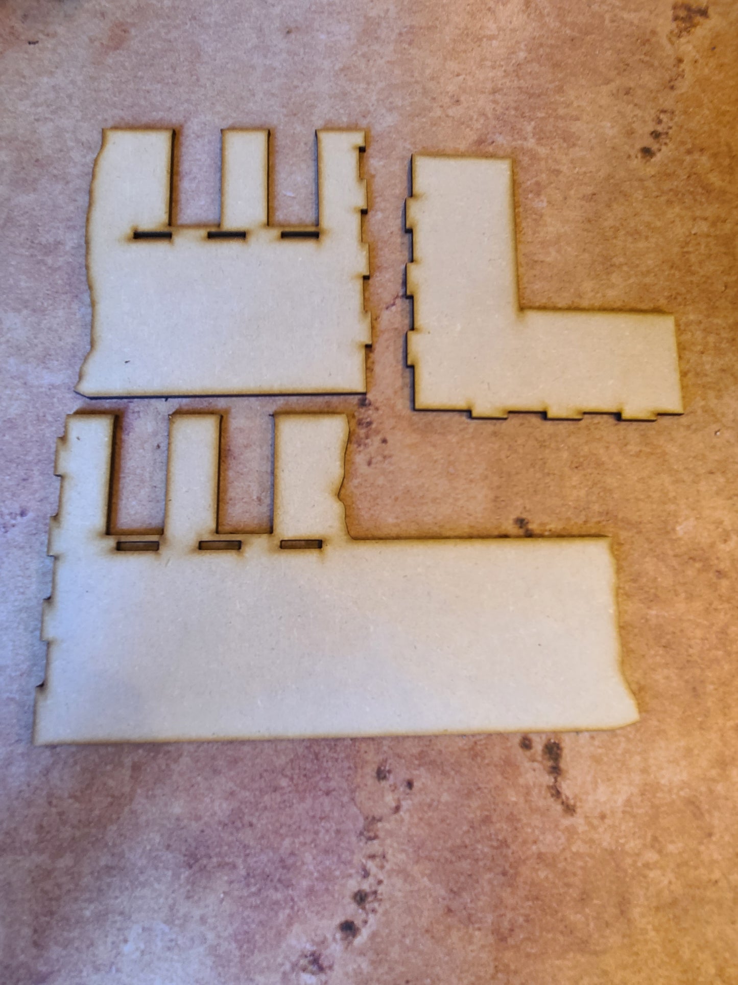 Wood Terrain Scenery Ruins Compatible With WTC (set 1)