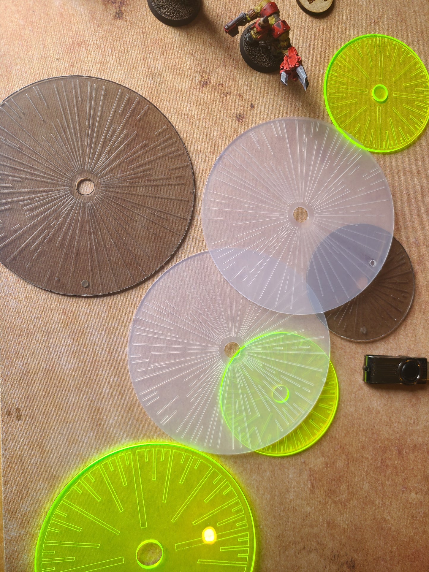 Neon Fluorescent old world templates