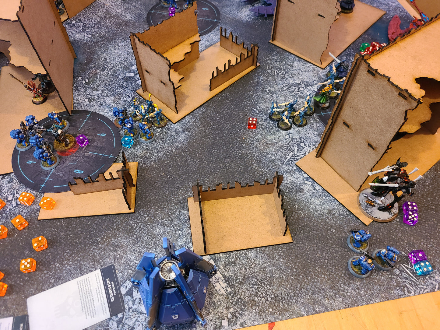Pariah Nexus/Chapter Approved Tournament Laser Cut Terrain (set 4)