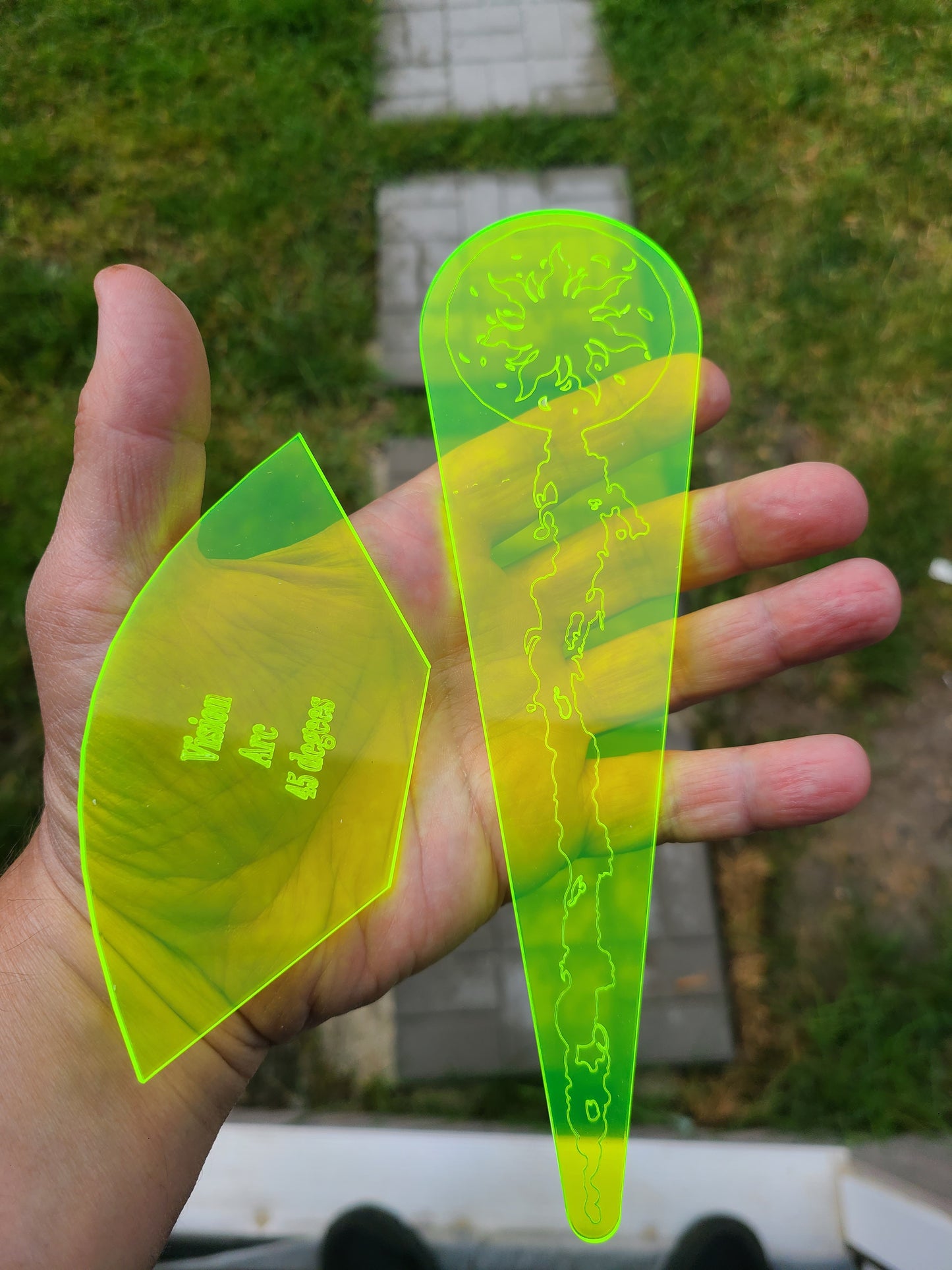 Neon Fluorescent old world templates