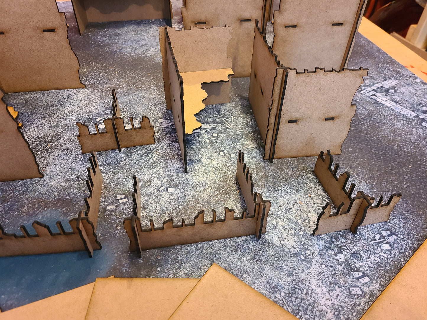 Pariah Nexus/Chapter Approved Tournament Laser Cut Terrain (set 4)