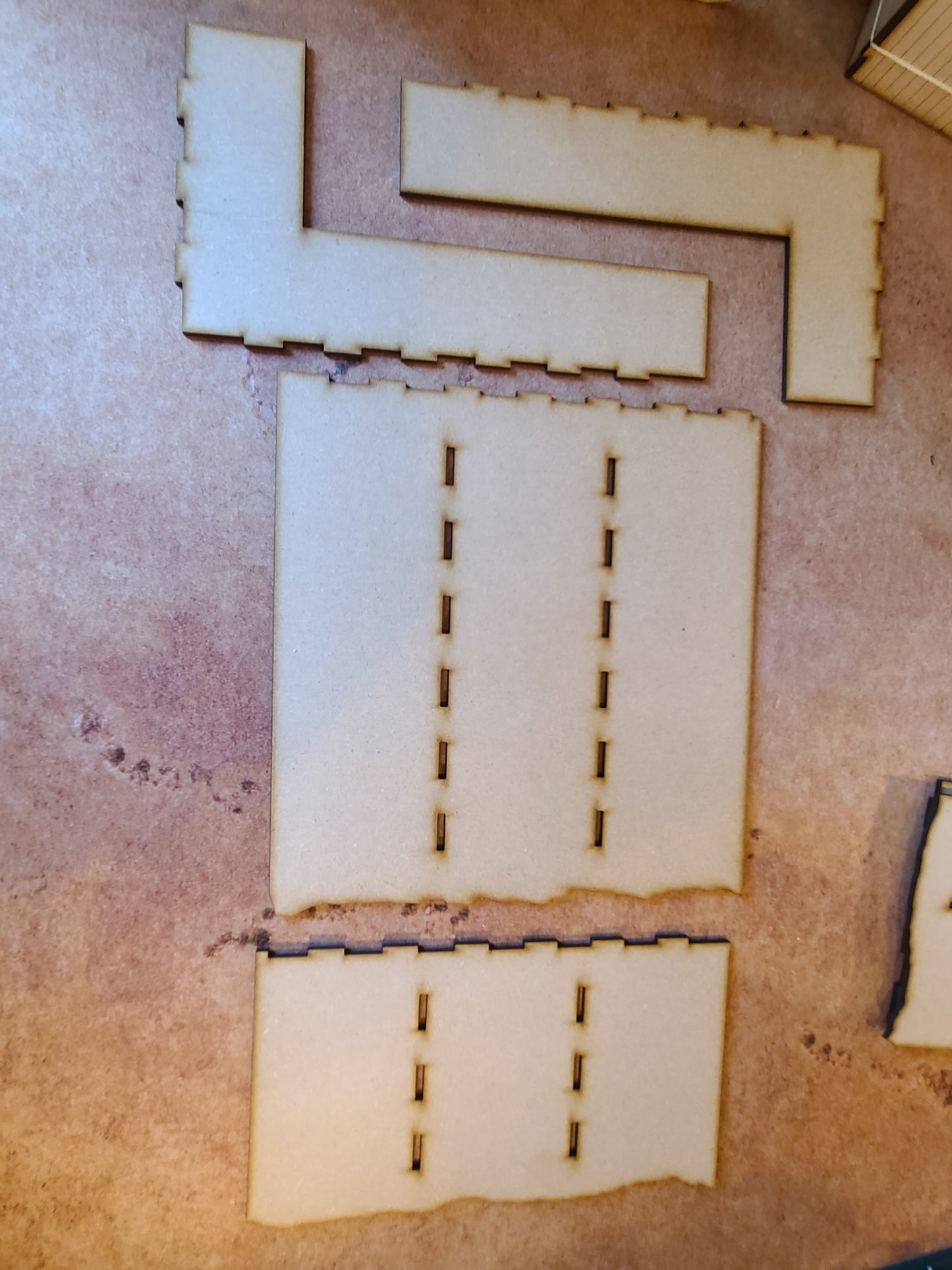 Wood Terrain Scenery Ruins Compatible With WTC (set 1)