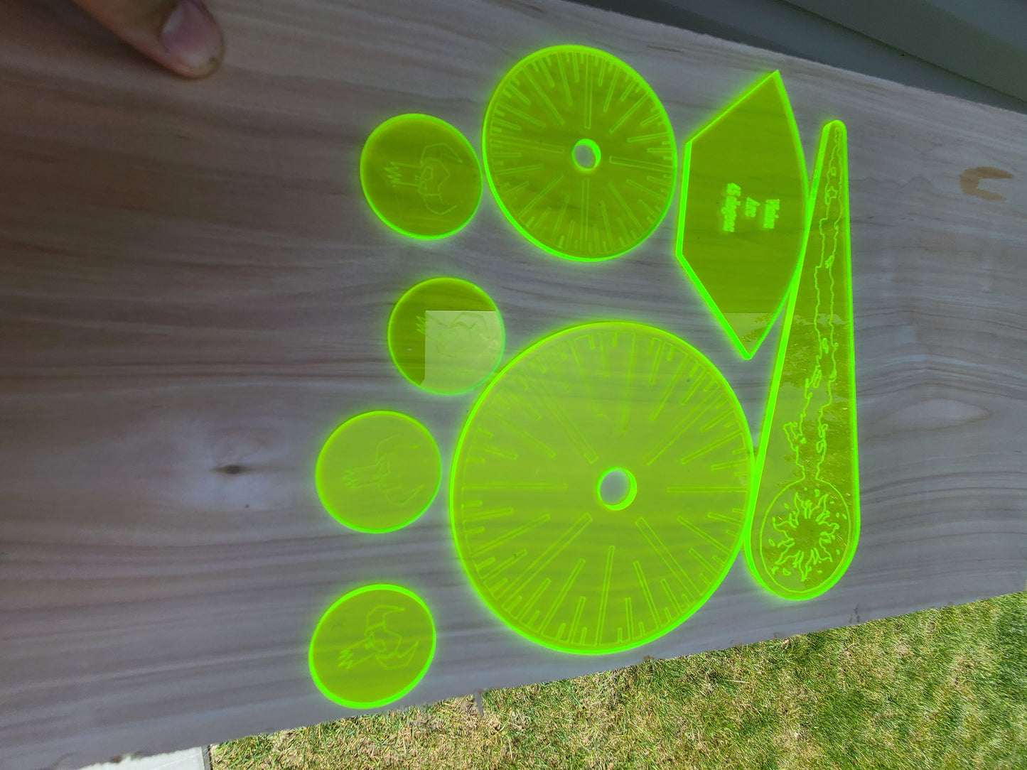 Neon Fluorescent old world templates