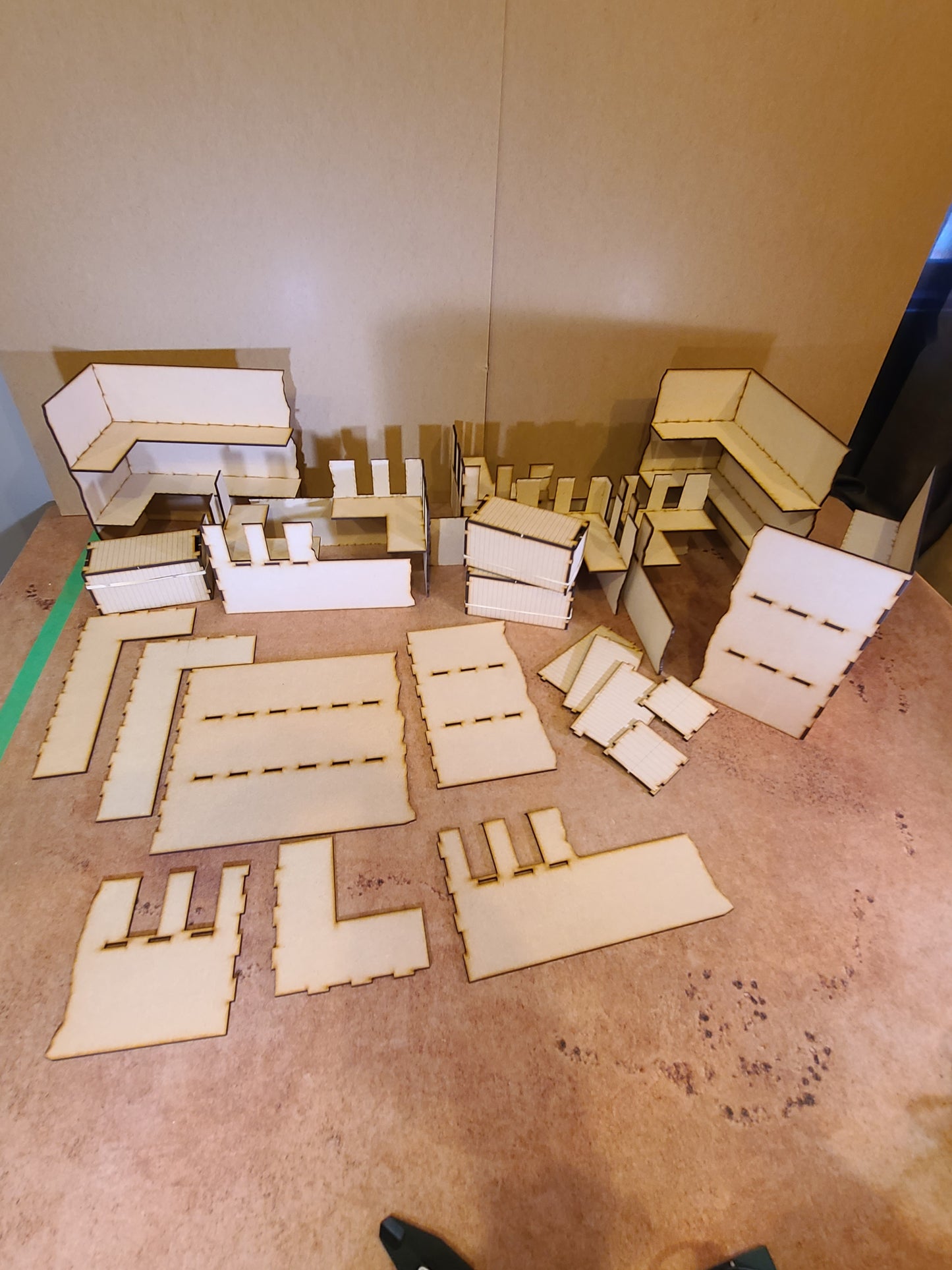 Wood Terrain Scenery Ruins Compatible With WTC (set 1)