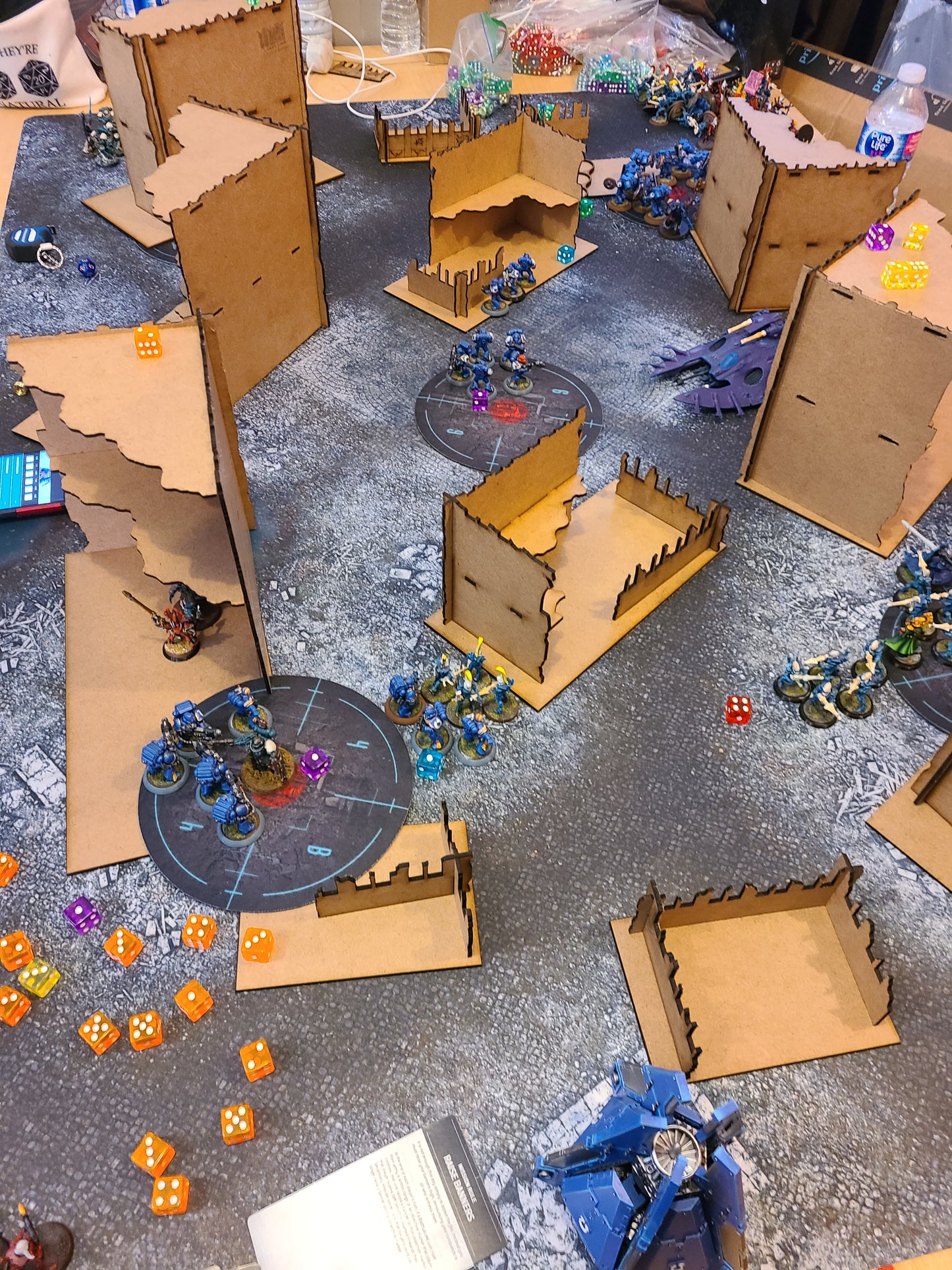 Pariah Nexus/Chapter Approved Tournament Laser Cut Terrain (set 4)