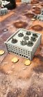 Epic Square Buildings x2 Terrain Scenery for 8mm gaming