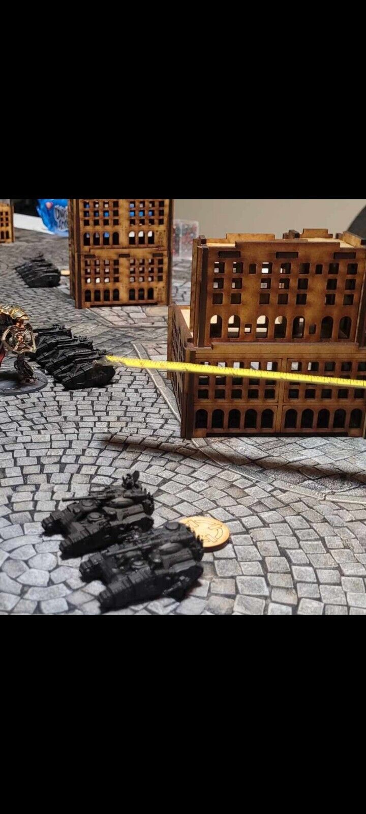 Epic Square Buildings x2 Terrain Scenery for 8mm gaming