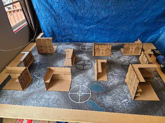 Wood Ruins Terrain Scenery Compatible With ITC  (set 2)