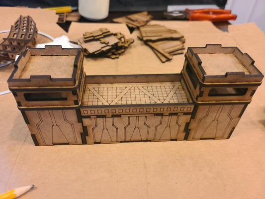 Epic City Defense Towers & Wall Compatible with 8mm Gaming