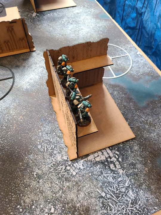 Wood Ruins Terrain Scenery Compatible With ITC  (set 2)