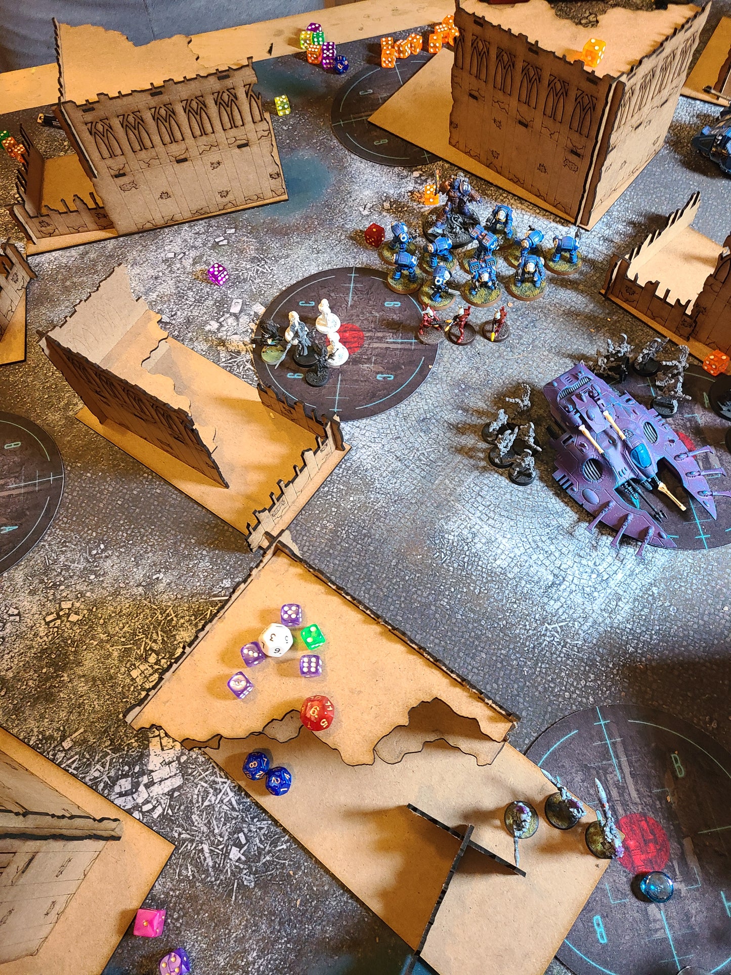 Pariah Nexus Terrain Tournament Laser Cut Ruins Detailed Set (set4.1)