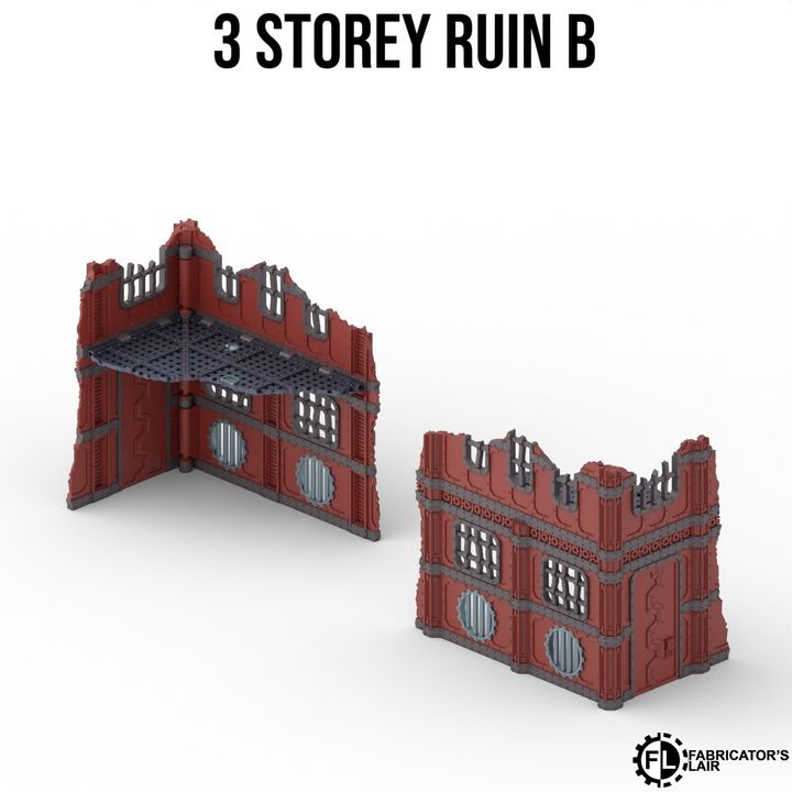 11th edition Industrial Ruins Terrain set