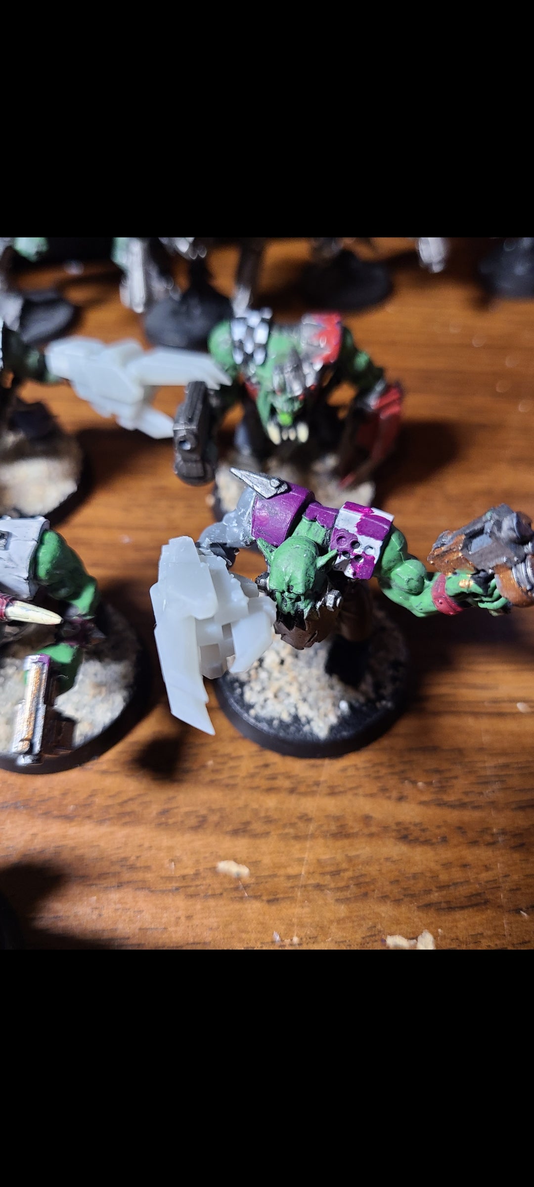 3D Printed Ork Power Klaw x5
