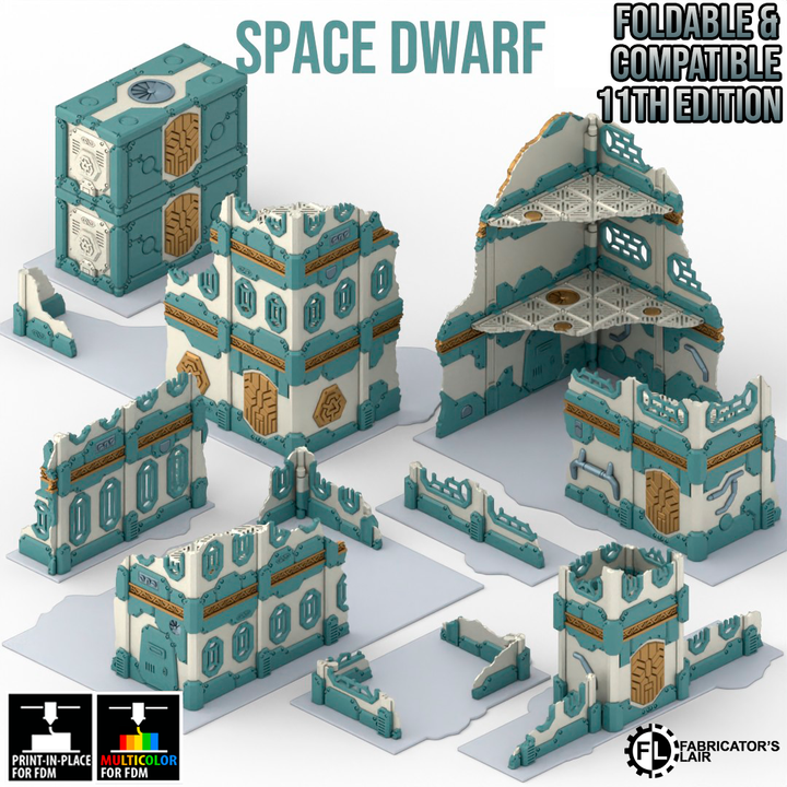 11th edition Space Dwarf ruins terrain