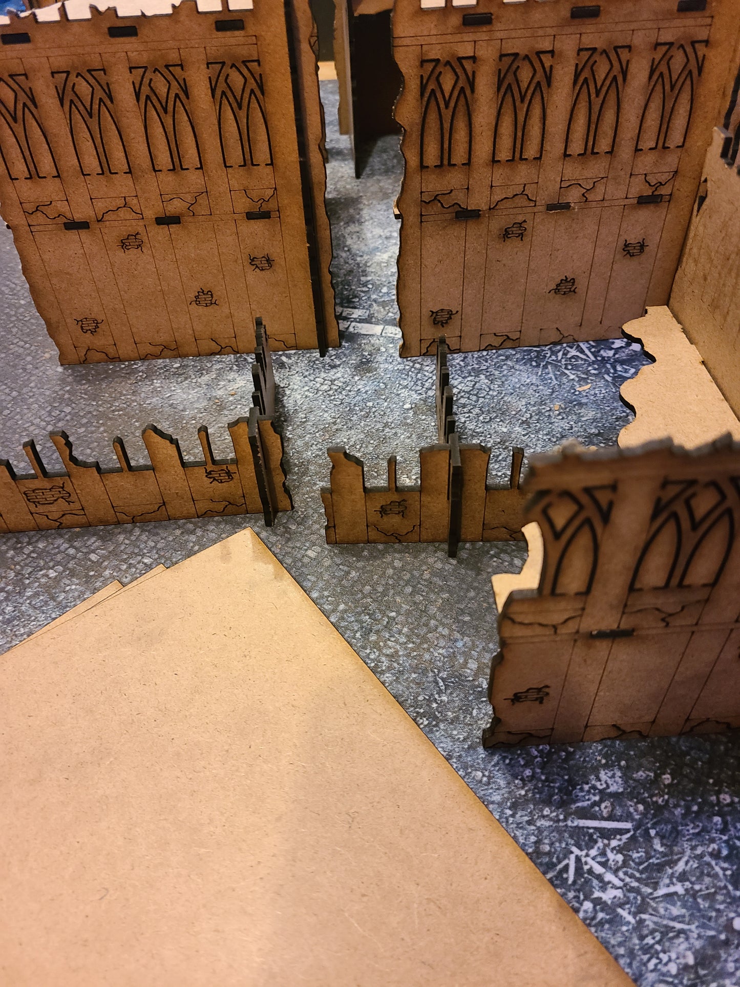 Pariah Nexus Terrain Tournament Laser Cut Ruins Detailed Set (set4.1)