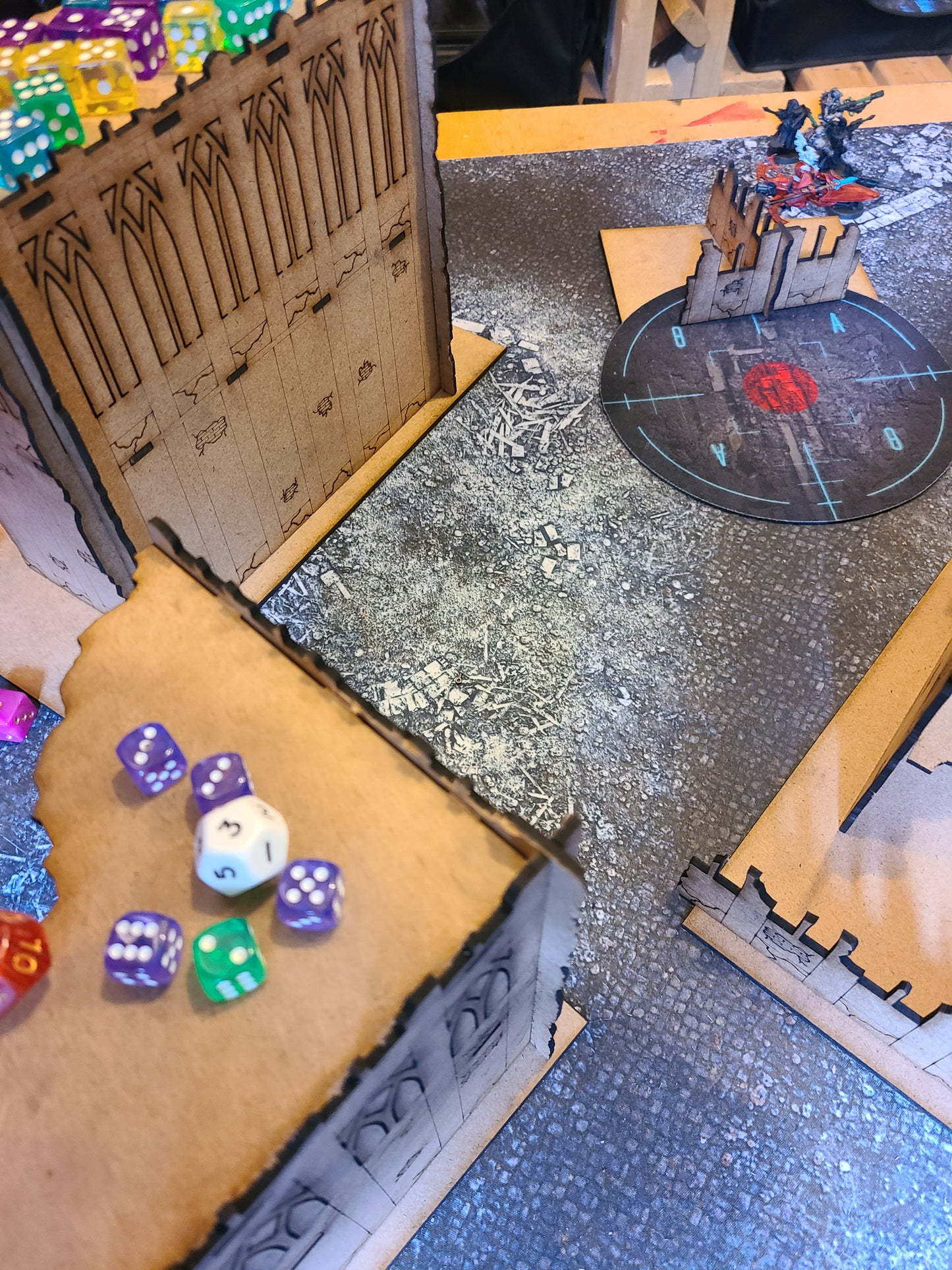 Pariah Nexus Terrain Tournament Laser Cut Ruins Detailed Set (set4.1)