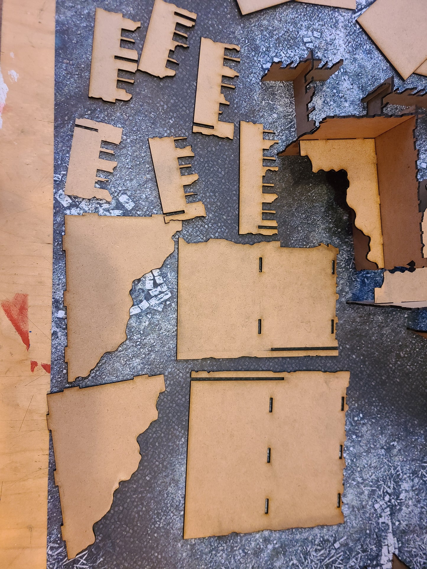 Pariah Nexus/Chapter Approved Tournament Laser Cut Terrain (set 4)