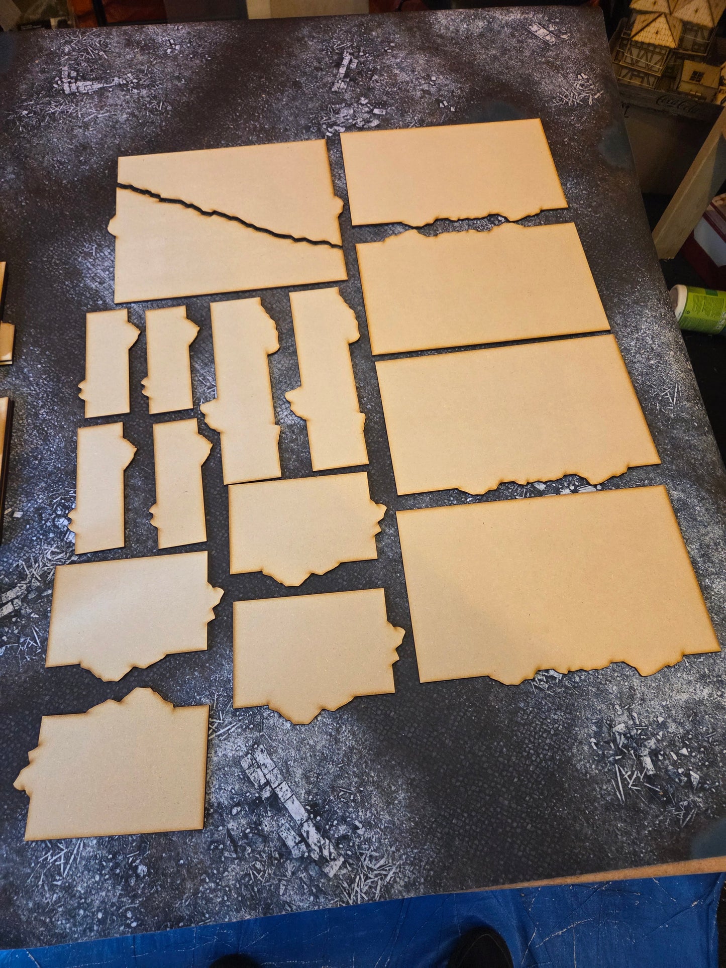 11th edition WH40K Terrain Footprints Area Terrain Templates