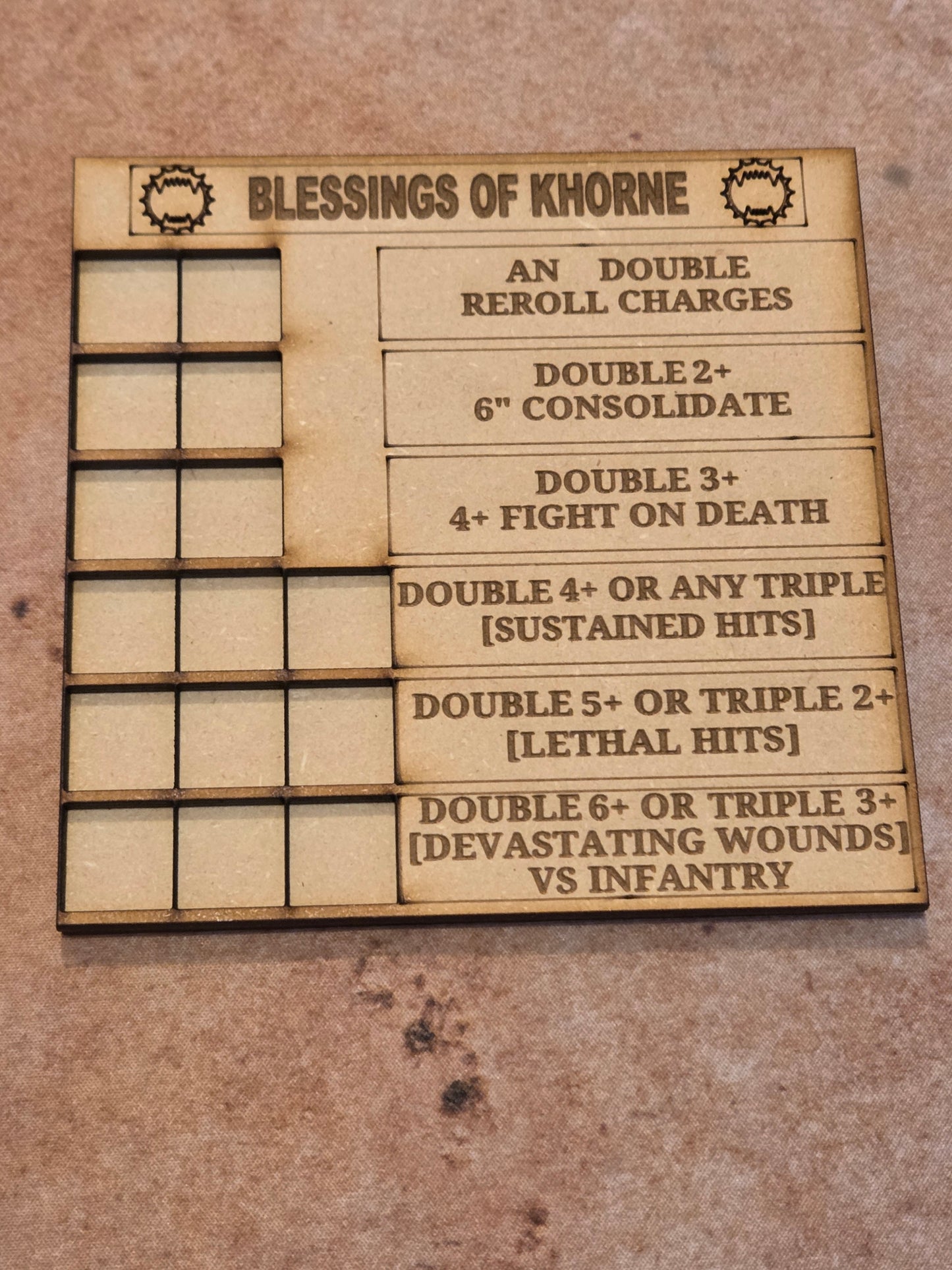 Blessing Tracker, 16mm dice