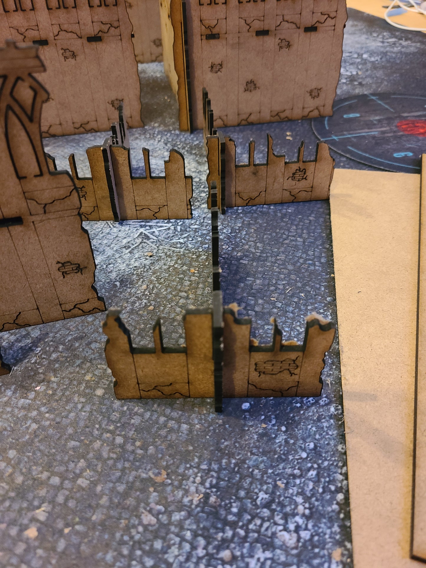 Pariah Nexus Terrain Tournament Laser Cut Ruins Detailed Set (set4.1)