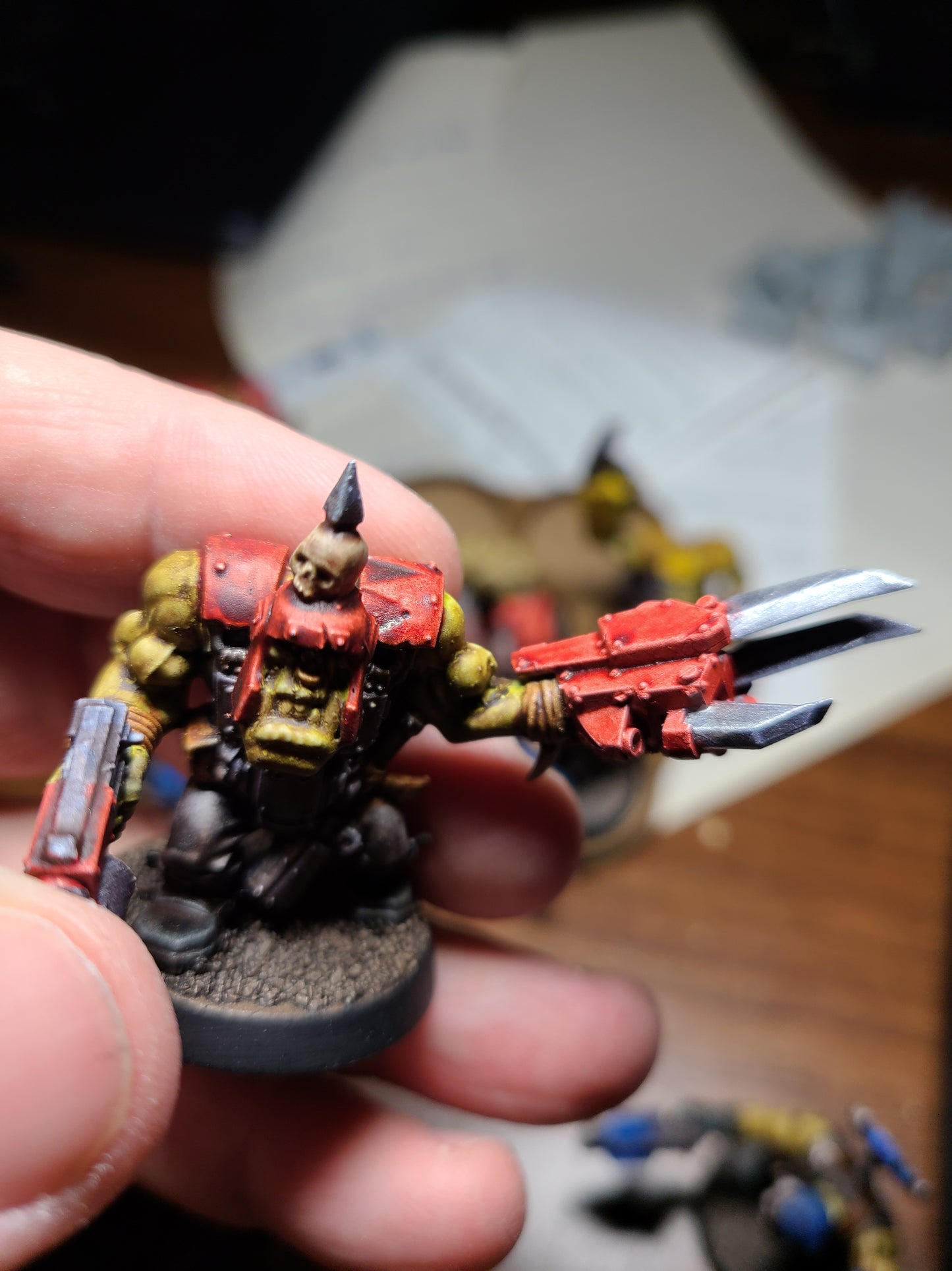 3D Printed Ork Power Klaw x5