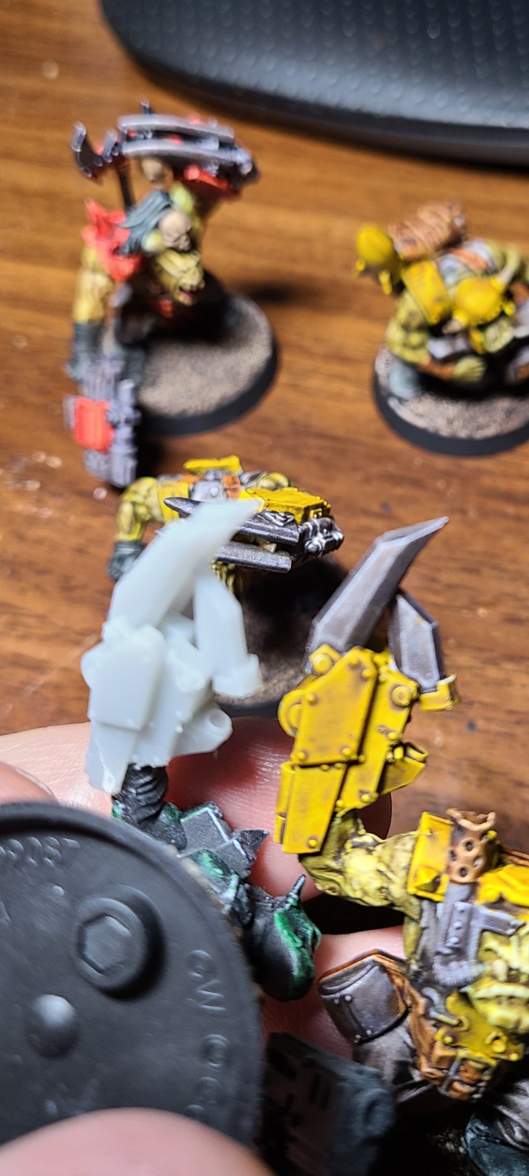 3D Printed Ork Power Klaw x5