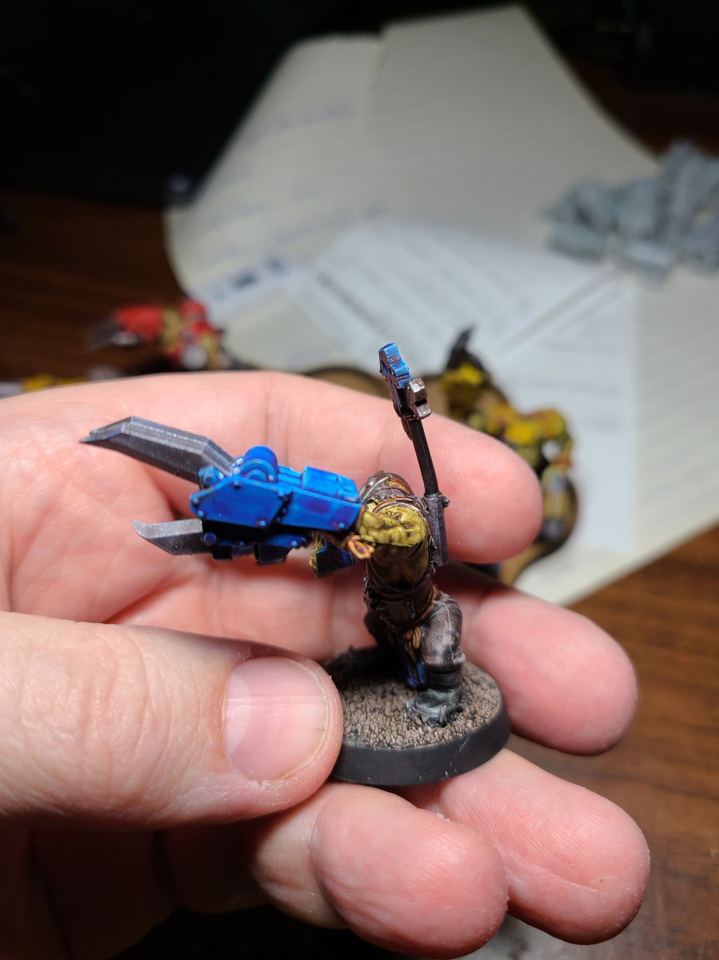 3D Printed Ork Power Klaw x5