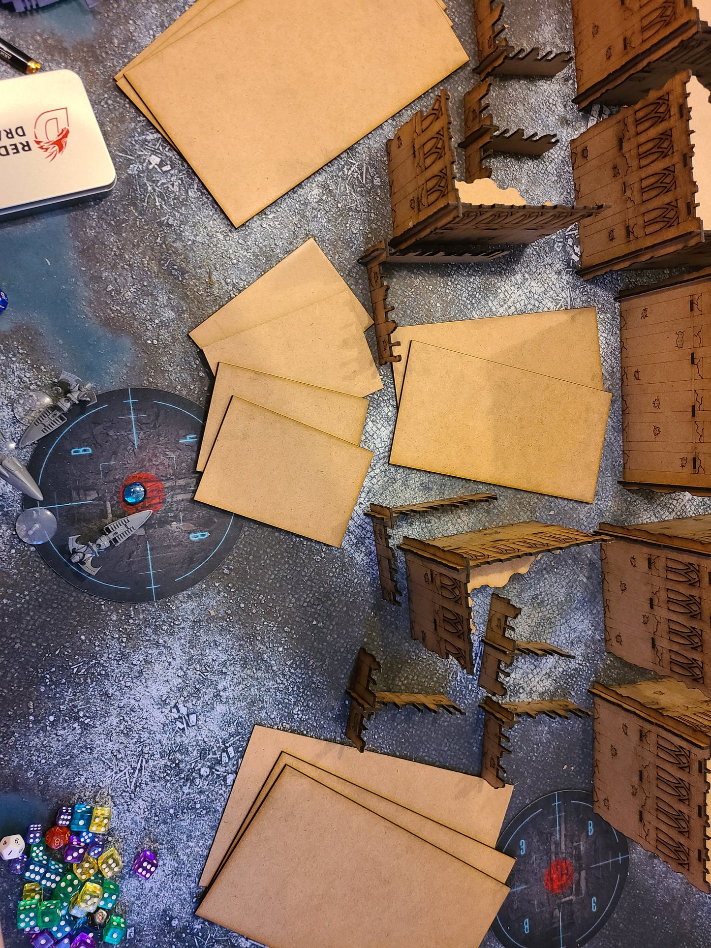 Pariah Nexus Terrain Tournament Laser Cut Ruins Detailed Set (set4.1)