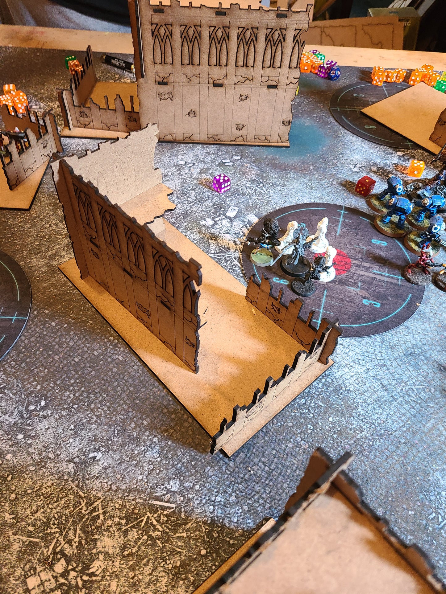 Pariah Nexus Terrain Tournament Laser Cut Ruins Detailed Set (set4.1)